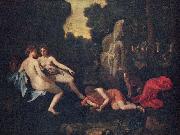 Nicolas Poussin Narcissus and Echo oil on canvas